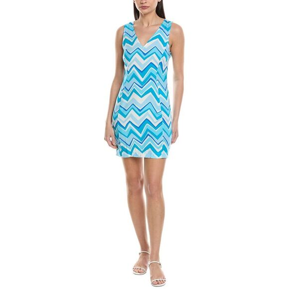 M Missoni Dresses & Skirts - M Missoni Womens  Zigzag Print Mini Dress, Blue